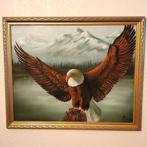 New, Origional Art Oil Painting!!  'American Strength '